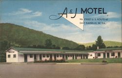 A & J Motel Postcard