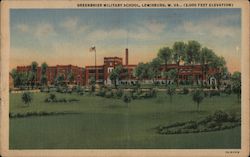 Greenbriar Military School Lewisburg, WV Postcard Postcard Postcard