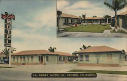 La Siesta Motel El Centro, CA Postcard Postcard Postcard