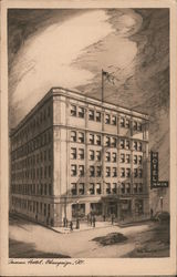 Inman Hotel Urbana, IL Postcard Postcard Postcard