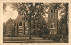 Gobin Memorial Church Greencastle, IN Postcard Postcard Postcard