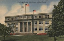 Highlands County Court House Postcard
