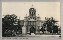 Court House Columbia City, IN Postcard Postcard Postcard