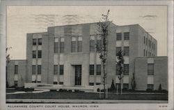 Allamakee County Court House Postcard