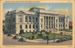 Sonoma County Court House Postcard
