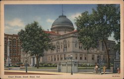 Court House South Bend, IN Postcard Postcard Postcard