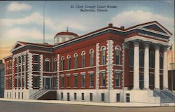 St. Clair County Court House, Belleville, Illinois Postcard Postcard Postcard