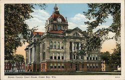 Brown County Court House Green Bay, WI Postcard Postcard Postcard