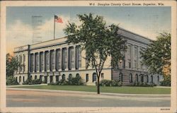 Douglas County Court House Superior, WI Postcard Postcard Postcard