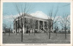 Court House Greensburg, KS Postcard Postcard Postcard