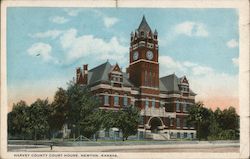 Harvey County Court House Postcard