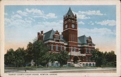 Harvey County Court House Postcard