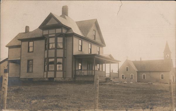 Catholic Church and Priest's House Standish New York
