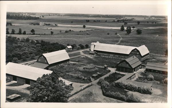 Bird's Eye View of Farm Farming