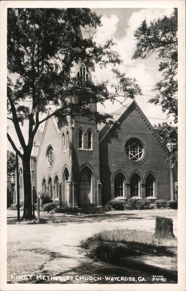 First Methodist Church Waycross Georgia Cline
