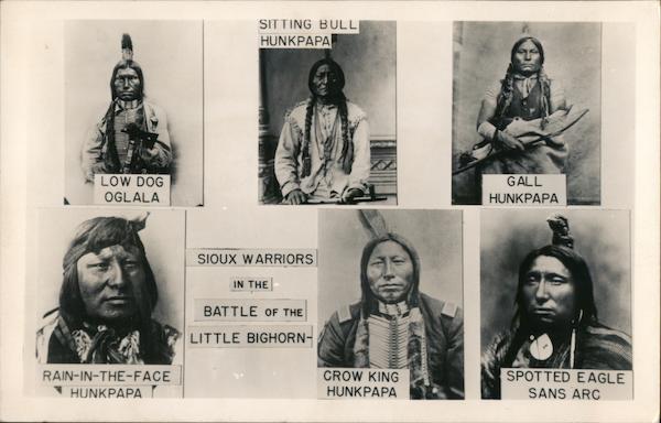 Sioux Warriors in the Battle of the Little Bighorn