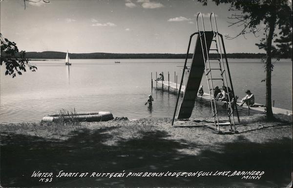 Water Sports, Ruttger's Pine Beach Lodge, on Gull Lake Brainerd Minnesota