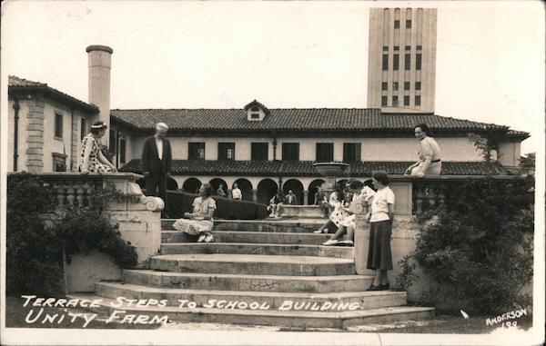 Terrace Steps to School Building, Unity Farm Lee's Summit Missouri
