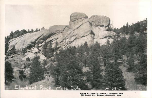 Elephant Rock Pine Colorado