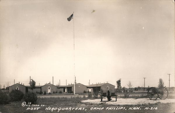 Post Headquarters, Camp Phillips Salina Kansas