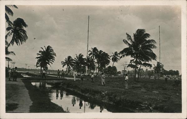 People Walking in Field Panama