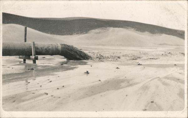 Dredge Water Exiting Pipe, Panama Canal