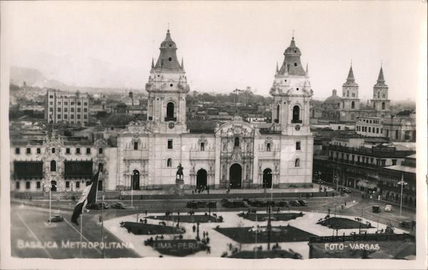 Metropolitan Basilica Lima Peru Foto Varsis