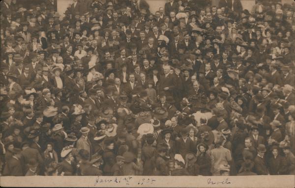 Overhead Photo of Crowd - 1908 Events