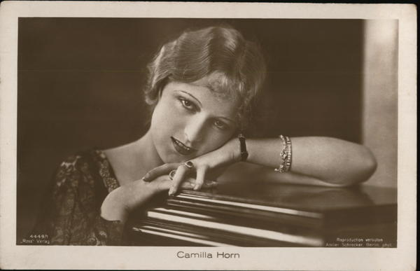Camilla Horn Ross Verlag Actresses