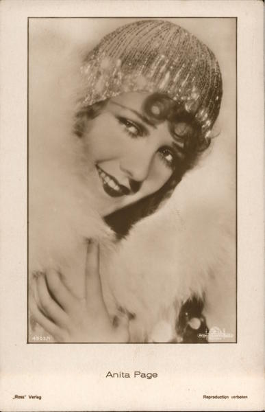 Anita Page Ross Verlag Actresses