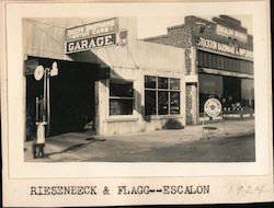 Dodge Brothers Motor Cars & Garage Escalon, CA Postcard Original Photograph Original Photograph