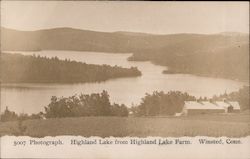 Highland Lake from Highland Lake Farm Postcard