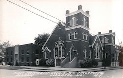 First Methodist Church and Educational Building Eldorado, IL Postcard Postcard Postcard