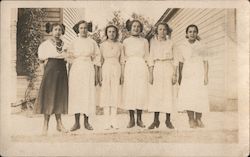 Group of School Girls Postcard