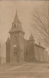 View of Church Exterior Postcard