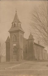 View of Church Exterior Newport, OH Postcard Postcard Postcard