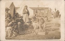 Indian Camp, Border War? Postcard