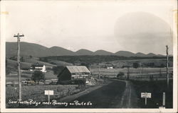 Saw Tooth Ridge Near Romney on Route 50 Postcard