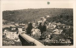 US Route 50 at Maryland-West Virginia State Line Postcard