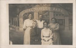 Waldameer Park Family Photo Postcard