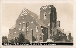 Baptist Church Dodge City, KS Postcard Postcard Postcard
