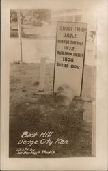 Boot Hill Dodge City, KS SW Portrait Studio Postcard Postcard Postcard