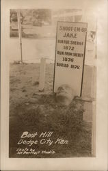 Boot Hill Postcard