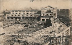 New Union Station Express Sheds Postcard