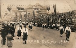 Shrine Parade 1924 Union Station Postcard