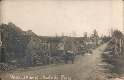 Bombed Out Town Postcard