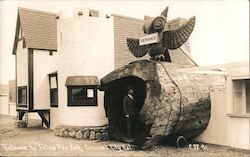 Entrance to Totem Pole Park Crescent City, CA Postcard Postcard Postcard