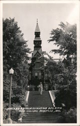 Mackay Administration Building, Park College Postcard