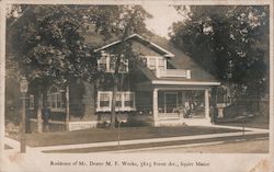 Residence of Mr. Dexter M.F. Weeks, 3823 Forest Ave.,Squier Manor Postcard