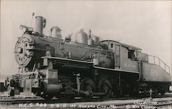 KCS #99 0-6-0 Train Engine Kansas City, MO Postcard Postcard Postcard